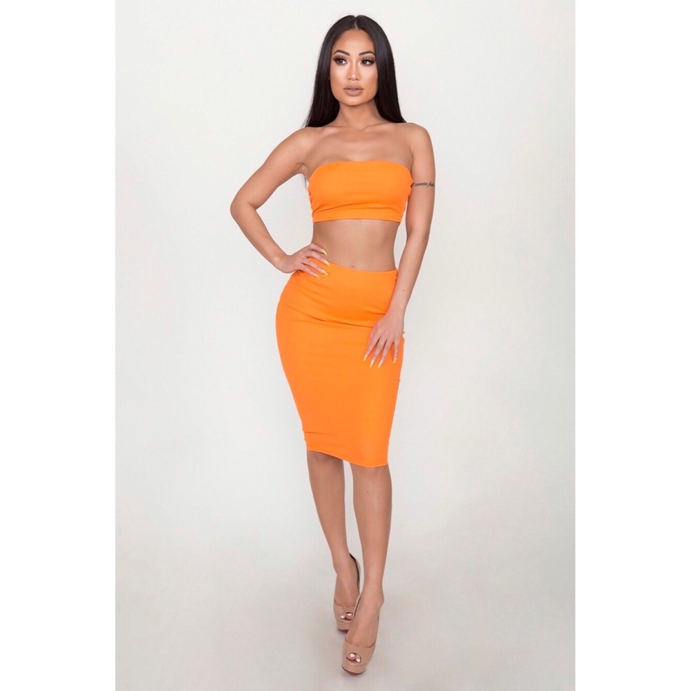 Orange Two Piece